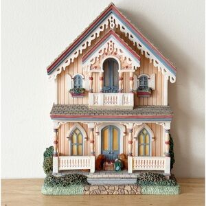 Brian Baker Martha’s Vineyard Cottage Wall Mantel Sculpture Hand Painted Vintage